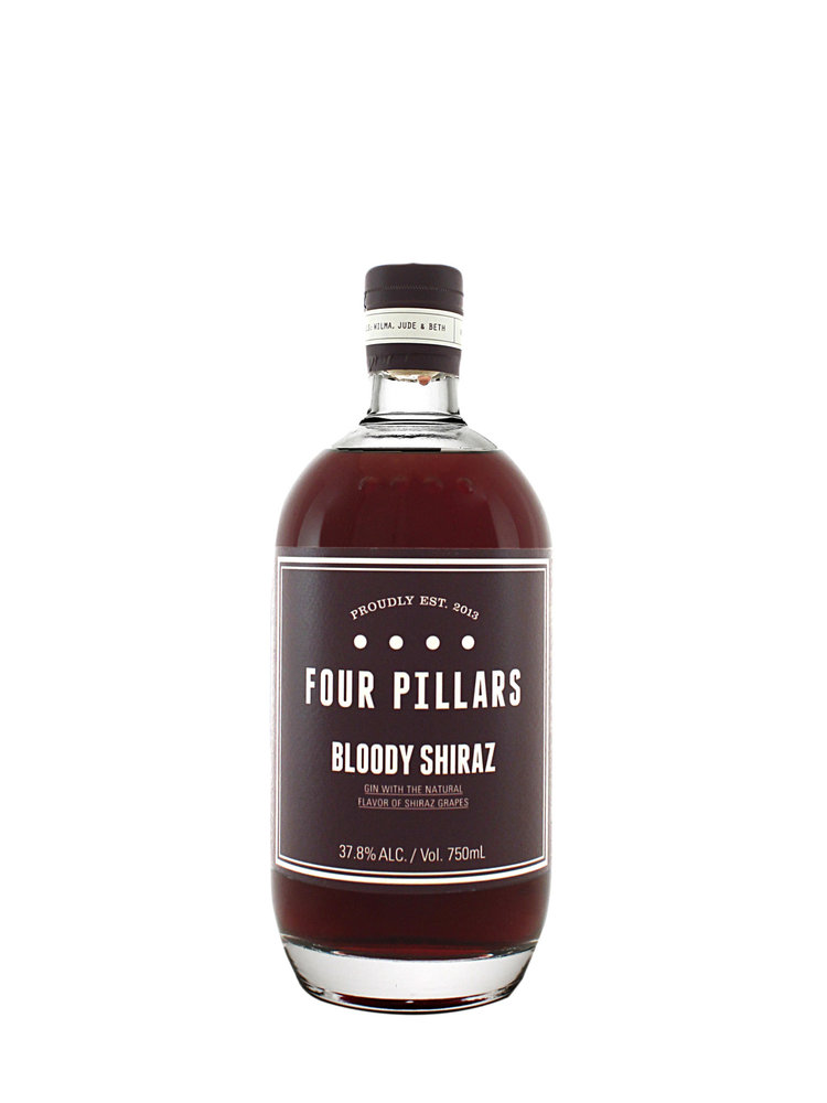 Four Pillars "Bloody Shiraz" Gin with The Natural Flavor of Shiraz Grapes, Australia