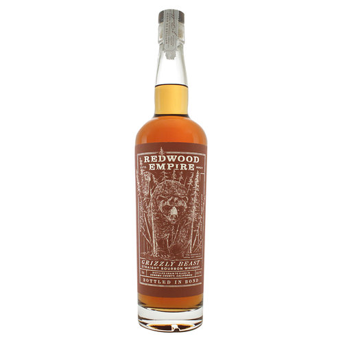 Redwood Empire "Grizzly Beast" Straight Bourbon Whiskey, Sonoma County, California