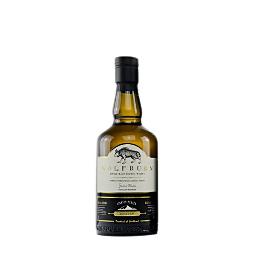 Wolfburn "Morven" Single Malt Scotch Whisky Lightly Peated Non-Chill Filtered Wolfburn "Morven" Single Malt Scotch Whisky Lightly Peated Non-Chill Filtered