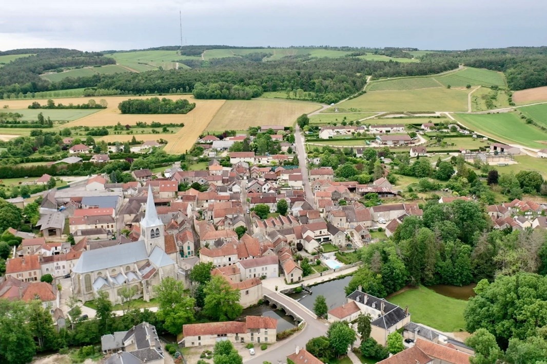 Aerialview of Riceys