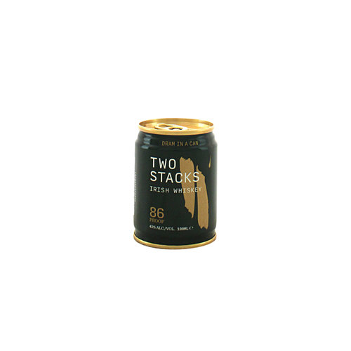 Two Stacks Irish Whiskey "Dram in a Can" 4pk 100ml Two Stacks Irish Whiskey "Dram in a Can" 4pk 100ml