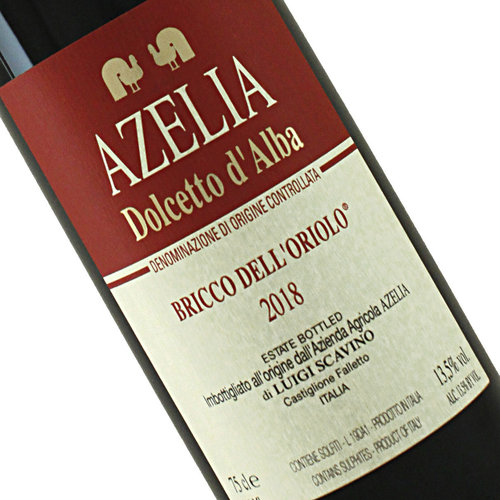 Azelia 2018 Dolcetto d'Alba, Bricco dell 'Oriolo, Piedmont JANUARY WINE OF THE MONTH Azelia 2018 Dolcetto d'Alba, Bricco dell 'Oriolo, Piedmont JANUARY WINE OF THE MONTH