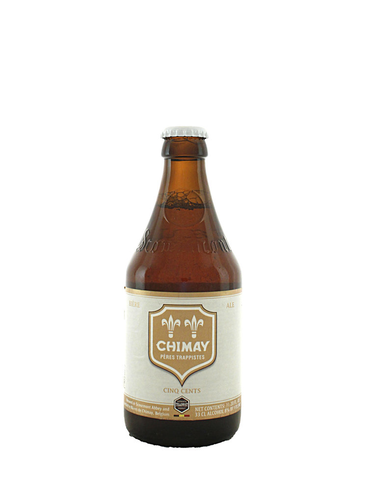 Chimay Cinq Cents Tripel Ale (White) 330ml. Belgium