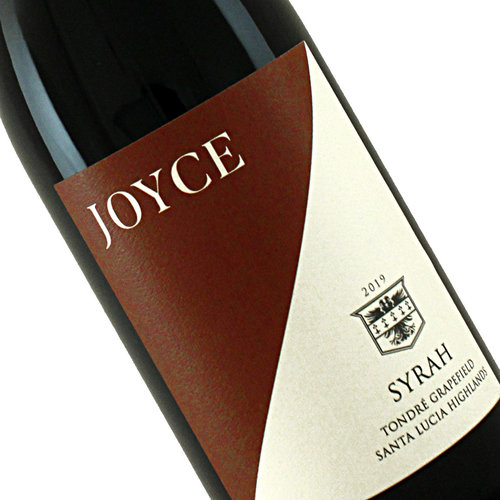 Joyce 2019 Syrah Tondre Grapefield Santa Lucia Highlands, Monterey County Joyce 2019 Syrah Tondre Grapefield Santa Lucia Highlands, Monterey County
