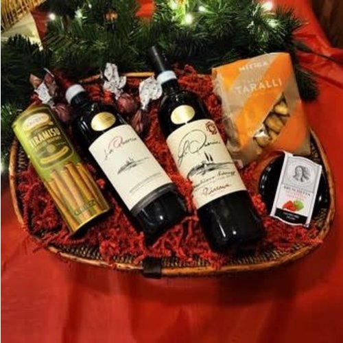 "Montepulciano d'Abruzzo" Two Bottle Gift Basket "Montepulciano d'Abruzzo" Two Bottle Gift Basket