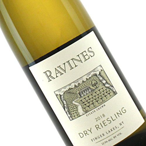 Ravines 2019 Dry Riesling, Finger Lakes, New York Ravines 2019 Dry Riesling, Finger Lakes, New York