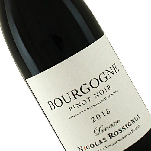 Domaine Nicolas Rossignol 2018 Pinot Noir Bourgogne, Burgundy Domaine Nicolas Rossignol 2018 Pinot Noir Bourgogne, Burgundy