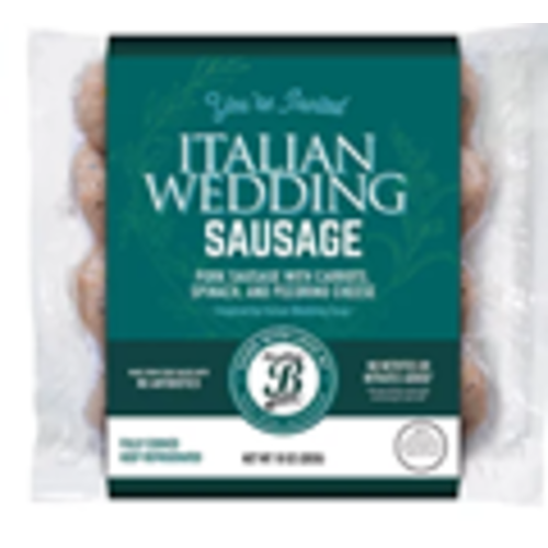 Brooklyn Cured Italian Wedding Sausage, 4 pack, 10 oz Brooklyn Cured Italian Wedding Sausage, 4 pack, 10 oz