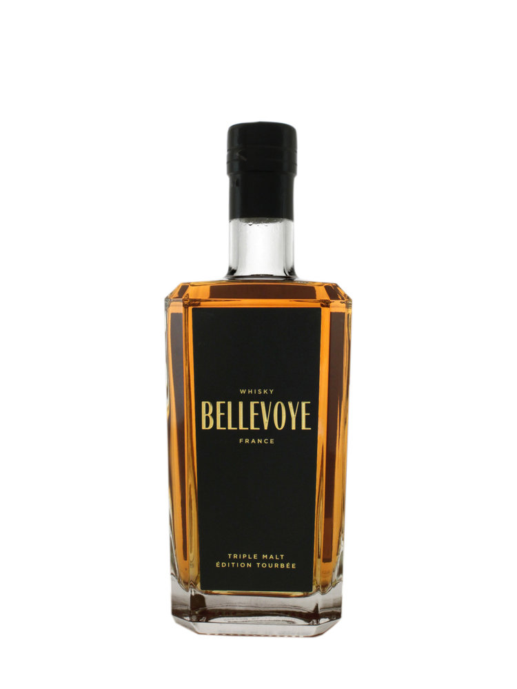 Bellevoye "Black Label" French Whisky Triple Malt Edition Tourbee 700ml
