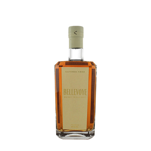 Bellevoye "White Label" French Whisky Triple Malt Sauternes Finish 700ml Bottle