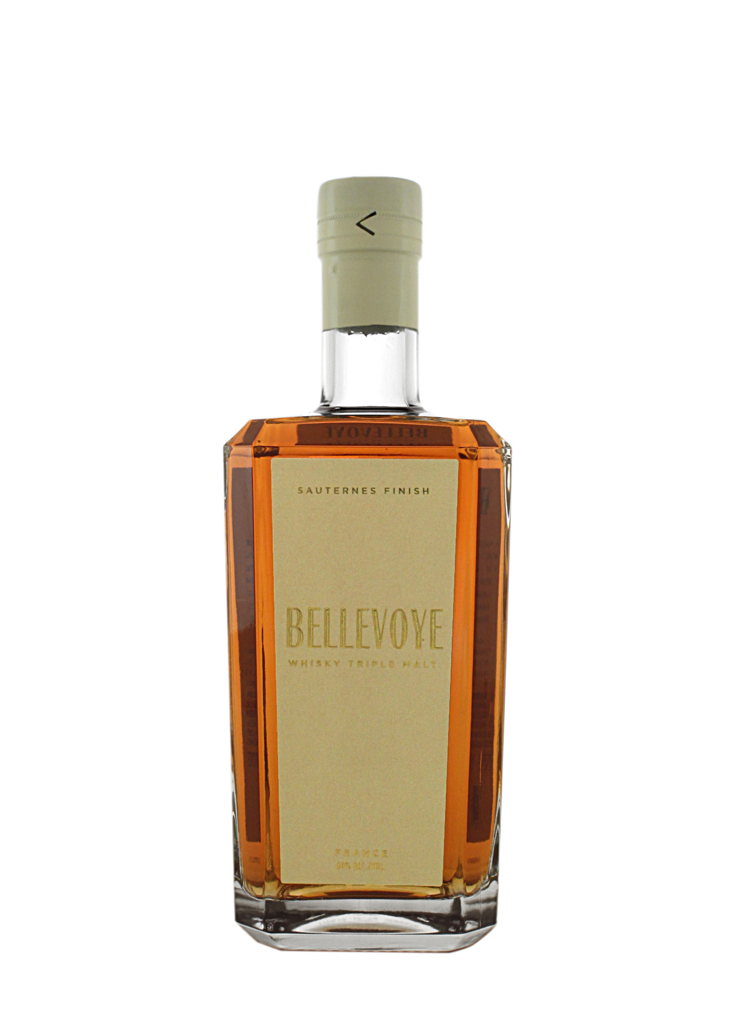 Bellevoye White Label French Whisky Triple Malt Sauternes Finish