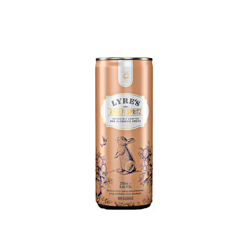 Lyres "Amalfi Spritz" Non-Alcoholic Spritz 8.5oz can, Sydney, Australia Lyres "Amalfi Spritz" Non-Alcoholic Spritz 8.5oz can, Sydney, Australia