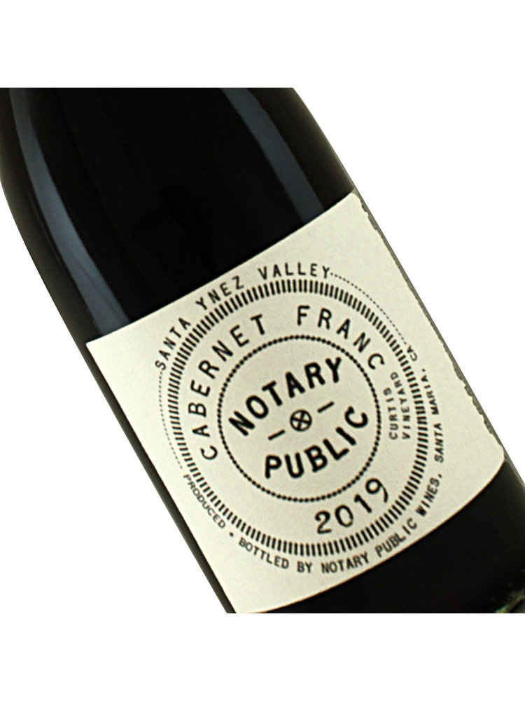 Notary Public 2019 Cabernet Franc Curtis Vineyard, Santa Ynez Valley