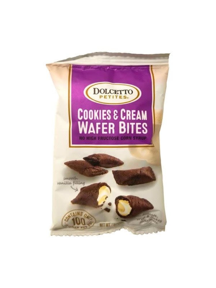 Dolcetto Cookies & Cream Wafer Bites, .7 oz The Wine Country