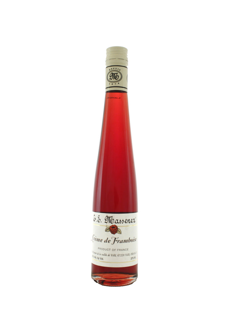 G.E. Massenez Creme de Framboise 375ml bottle, Alsace, France