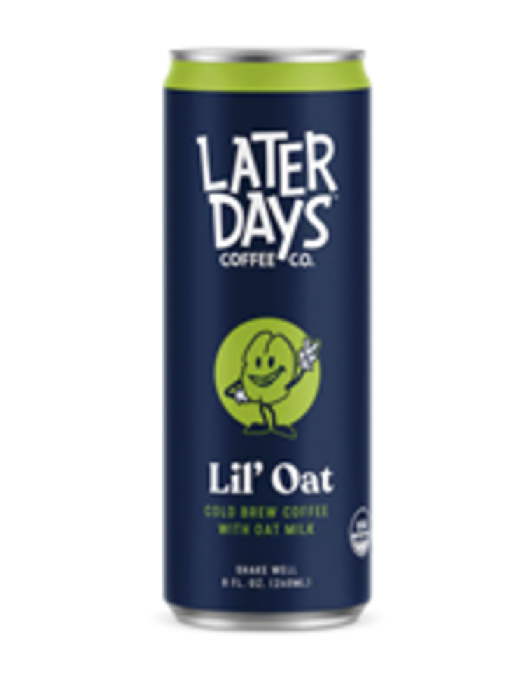 Later Days Coffee Co. Lil' Oat Cold Brew Coffee with Oat Milk, 8 oz