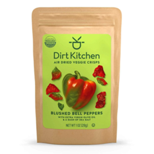 Dirt Kitchen Veggie Crisps, Blushed Bell Peppers, 1 oz Dirt Kitchen Veggie Crisps, Blushed Bell Peppers, 1 oz