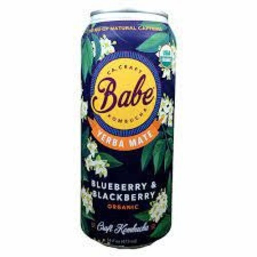 Babe Ca. Craft Kombucha "Yerba Mate" Blueberry & Blackberry Organic Kombucha 16oz can - San Diego, CA Babe Ca. Craft Kombucha "Yerba Mate" Blueberry & Blackberry Organic Kombucha 16oz can - San Diego, CA