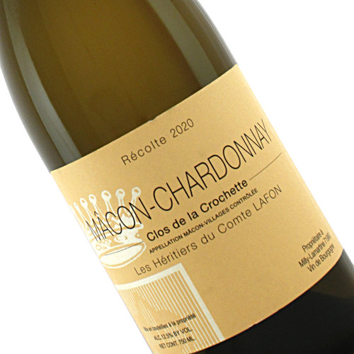 Les Heritiers du Comte Lafon 2020 Macon-Chardonnay Clos de la Crochette, Burgundy Les Heritiers du Comte Lafon 2020 Macon-Chardonnay Clos de la Crochette, Burgundy