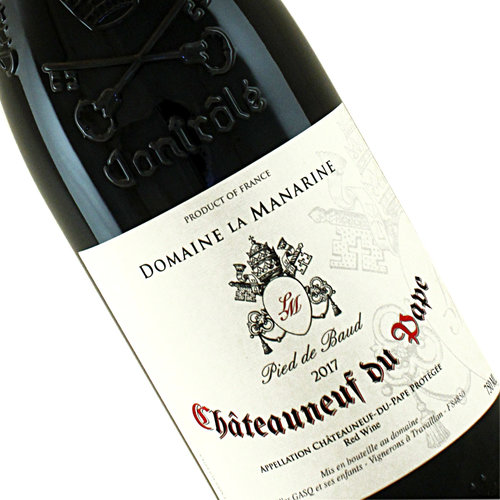 Domaine La Manarine 2017 Chateauneuf de Pape "Pied de Baud", Rhone Valley Domaine La Manarine 2017 Chateauneuf de Pape "Pied de Baud", Rhone Valley