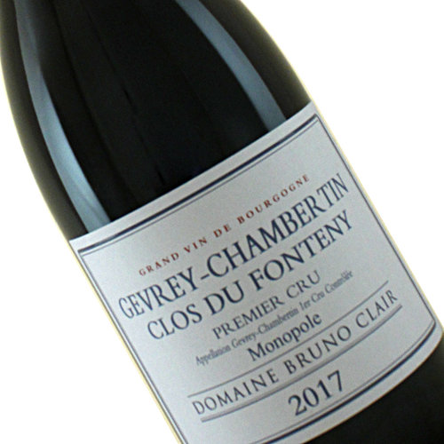 Domaine Bruno Clair 2017 Gevrey-Chambertin Premier Cru Clos Du Fonteny Monopole Domaine Bruno Clair 2017 Gevrey-Chambertin Premier Cru Clos Du Fonteny Monopole