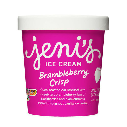 Jeni's Brambleberry Crisp Ice Cream Pint, Ohio Jeni's Brambleberry Crisp Ice Cream Pint, Ohio