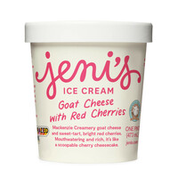 Jeni's "Goat Cheese with Red Cherries" Ice Cream Pint, Ohio