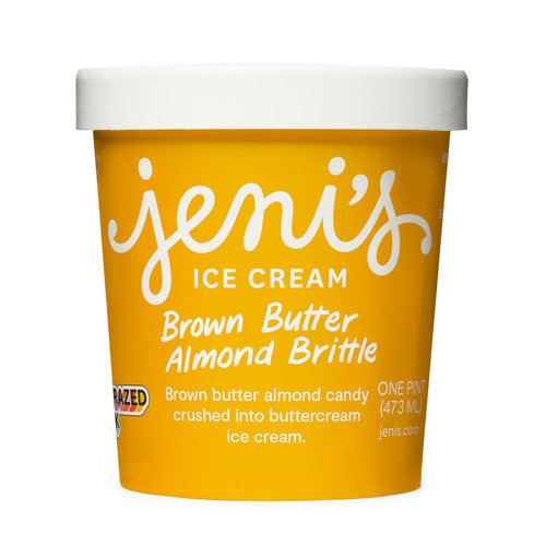 Jeni's Brown Butter Almond Brittle Ice Cream Pint, Ohio