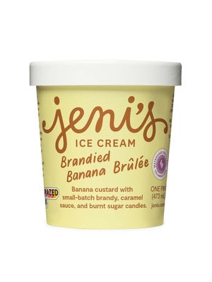 Jeni's Brandied Banana Brulee Ice Cream Pint, Ohio