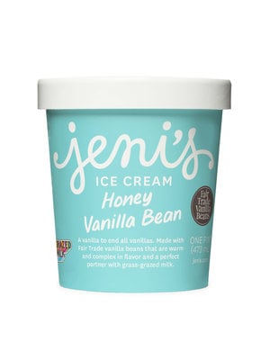 Jeni's Honey Vanilla Bean Ice Cream Pint, Ohio