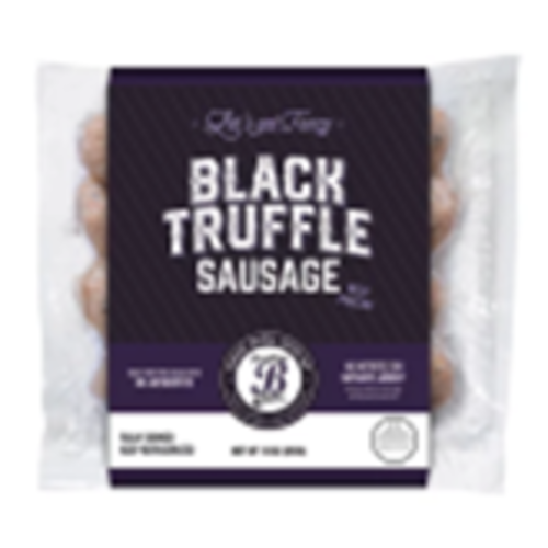 Brooklyn Cured Black Truffle Sausage, 4 Links, 10 oz Brooklyn Cured Black Truffle Sausage, 4 Links, 10 oz