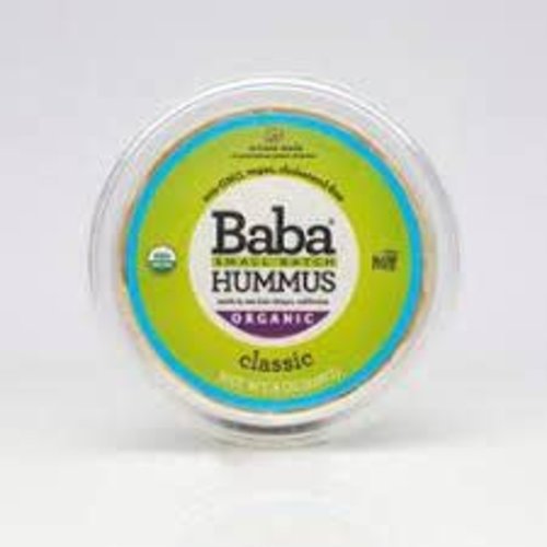 Baba Organic Classic Hummus, San Luis Obispo, CA, 8 oz Baba Organic Classic Hummus, San Luis Obispo, CA, 8 oz