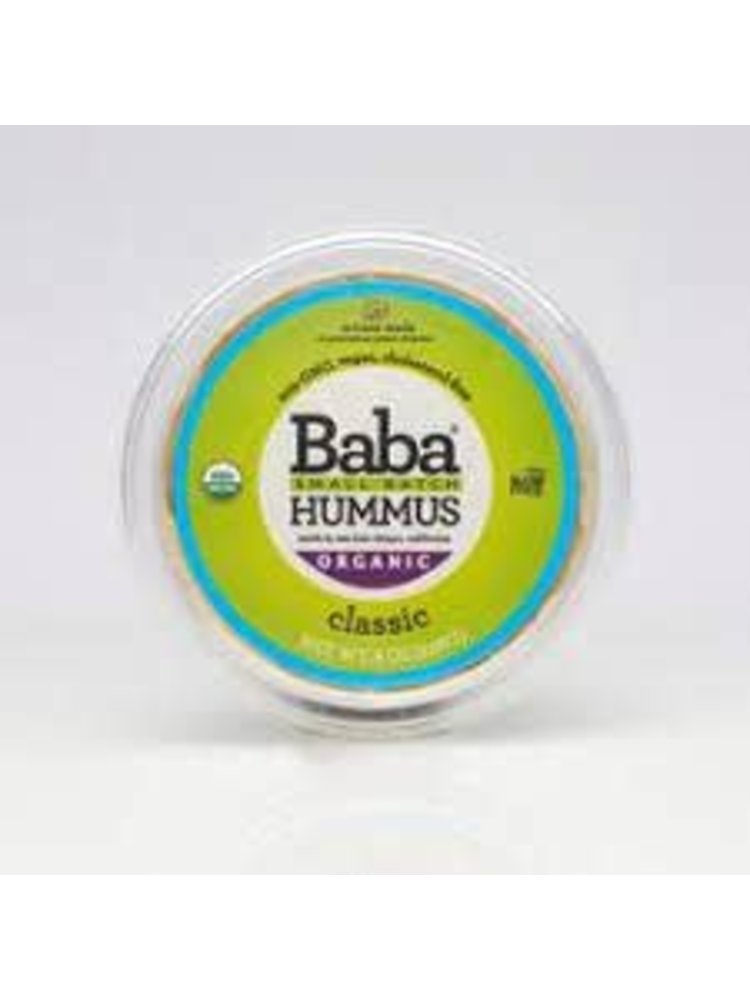 Baba Organic Classic Hummus, San Luis Obispo, CA, 8 oz