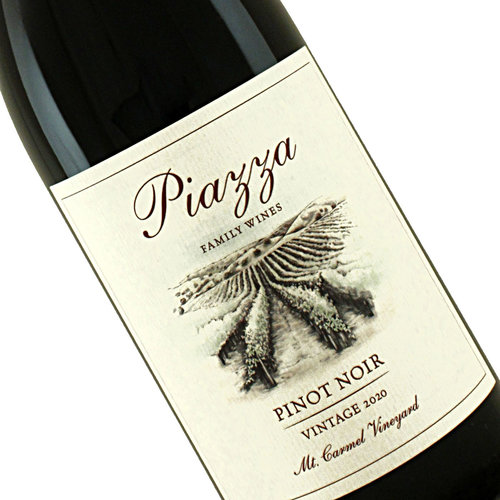 Piazza Family Wines 2020 Pinot Noir, Mt. Carmel Vineyard, Sta. Rita Hills