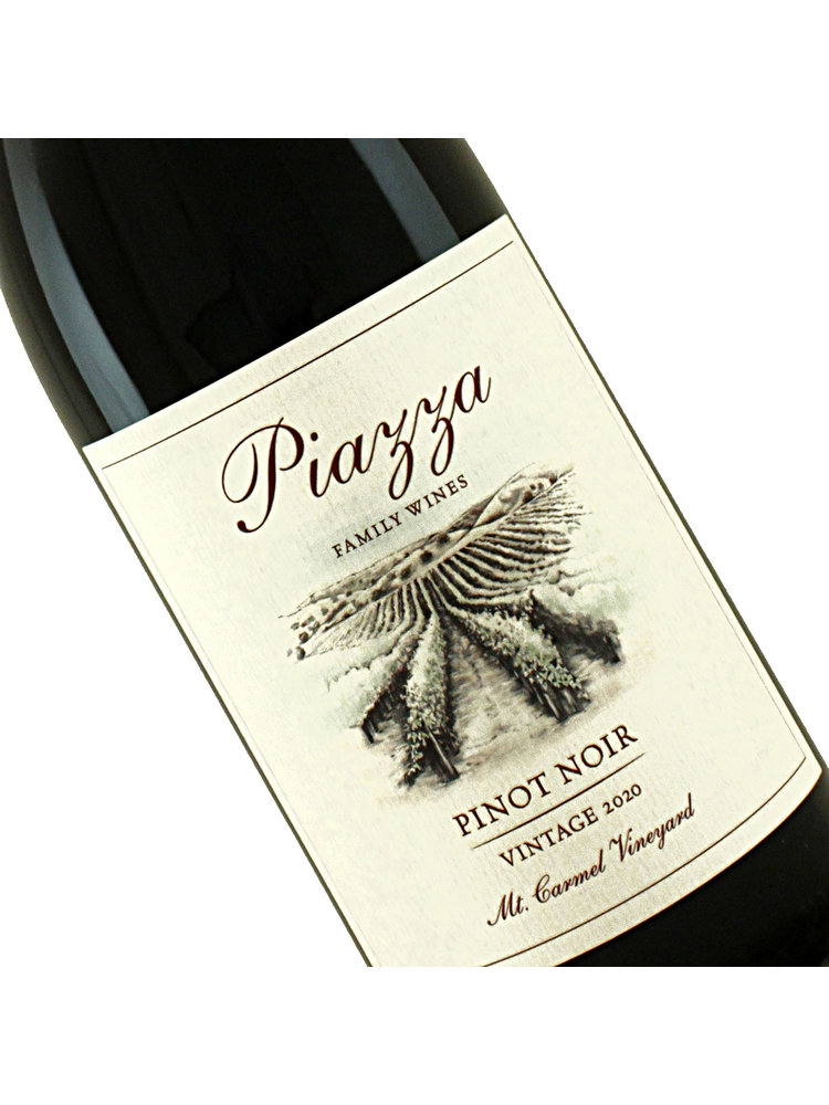 Piazza Family Wines 2020 Pinot Noir, Mt. Carmel Vineyard, Sta. Rita Hills