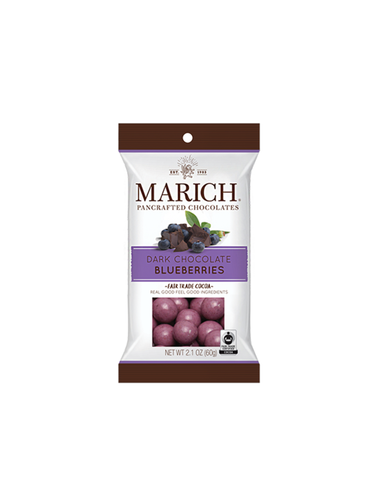 Marich Dark Chocolate Blueberries, Hollister, CA 2.1oz