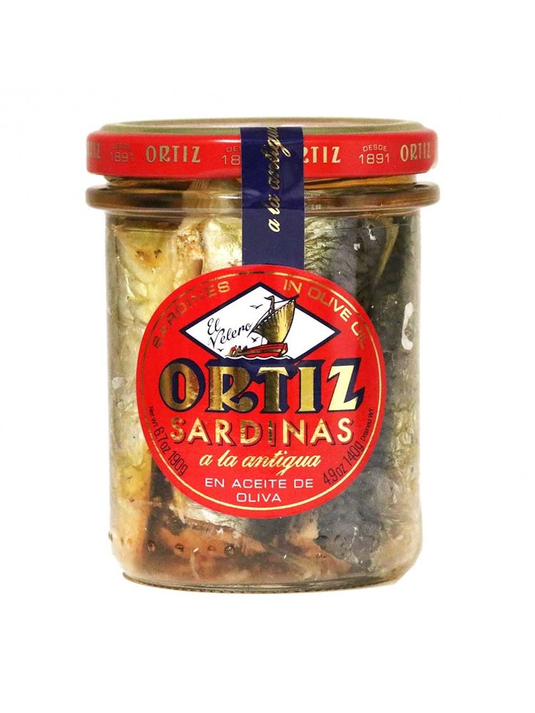 Ortiz Sardines in Olive Oil, 6.7 oz, Spain