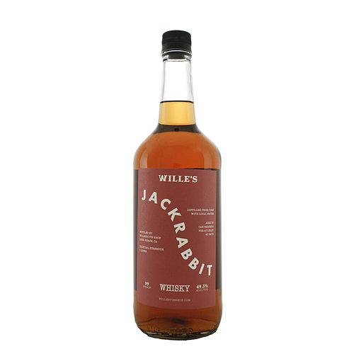 Willie's "Jack Rabbit" Whisky 1 Liter, Long Beach, CA