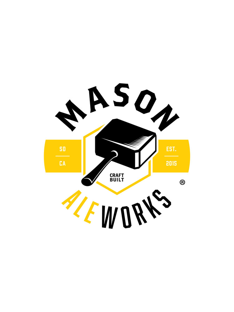 Mason Ale Works "Checkerboard Rainbow" Hazy Double India Pale Ale 16oz can - San Marcos, CA