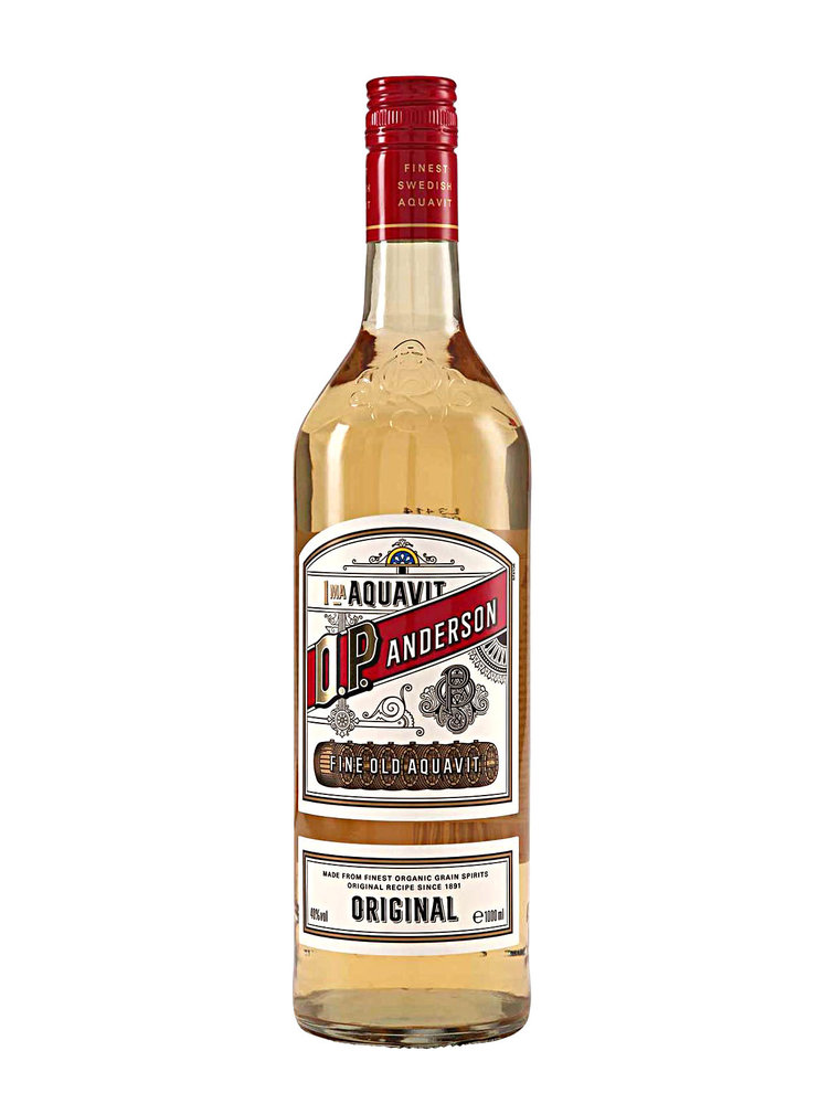 O.P Anderson Aquavit, Sweden 1.0 Liter