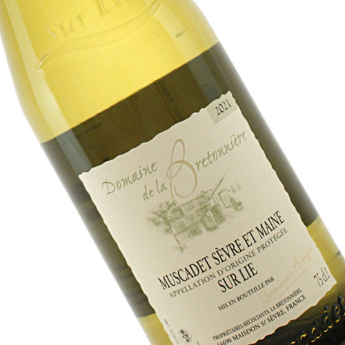 Domaine de la Bretonniere 2021 Muscadet Sevre Et Maine, Sur Lie, Loire Valley Domaine de la Bretonniere 2021 Muscadet Sevre Et Maine, Sur Lie, Loire Valley