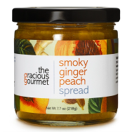 The Gracious Gourmet Smoky Ginger Peach Spread 7.7oz, Bridgewater, Connecticut