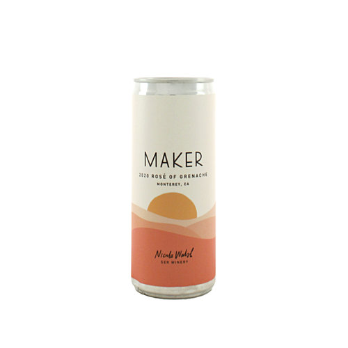 Maker 2020 Rosé of Grenache 250ml can, Monterey, California Maker 2020 Rosé of Grenache 250ml can, Monterey, California