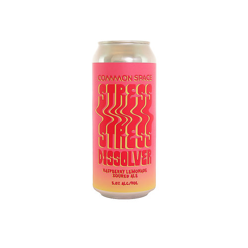 Common Space Brewery "Stress Dissolver" Raspberry Lemonade Soured Ale 16oz can - Hawthorne, CA