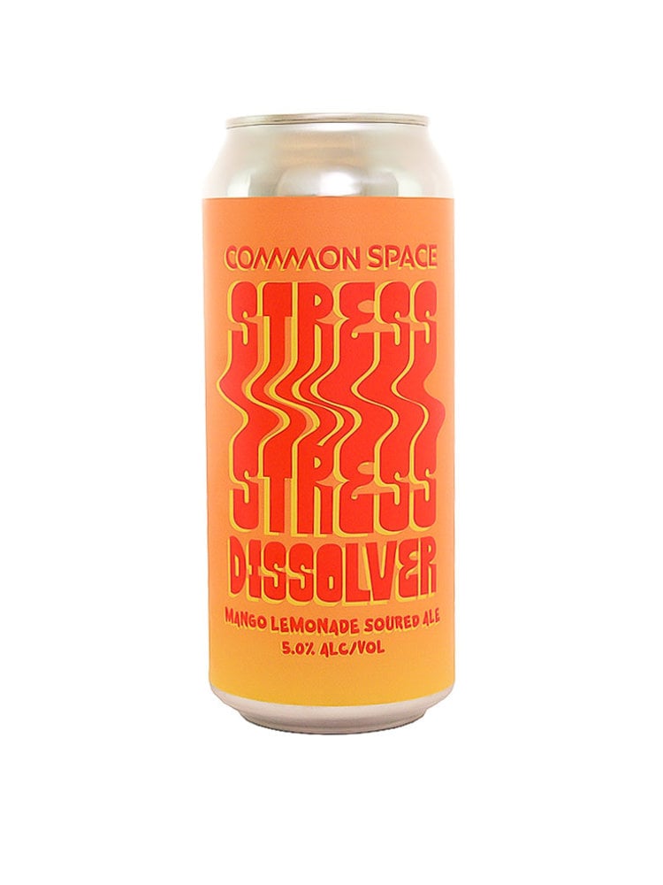 Common Space Brewery "Stress Dissolver" Mango Lemonade Soured Ale 16oz can - Hawthorne, CA