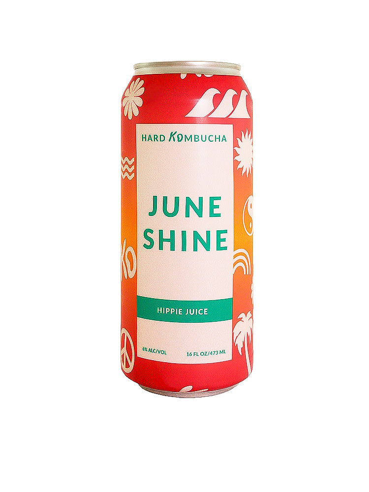 June Shine "Hippie Juice" Hard Kombucha 16oz can - San Diego, CA