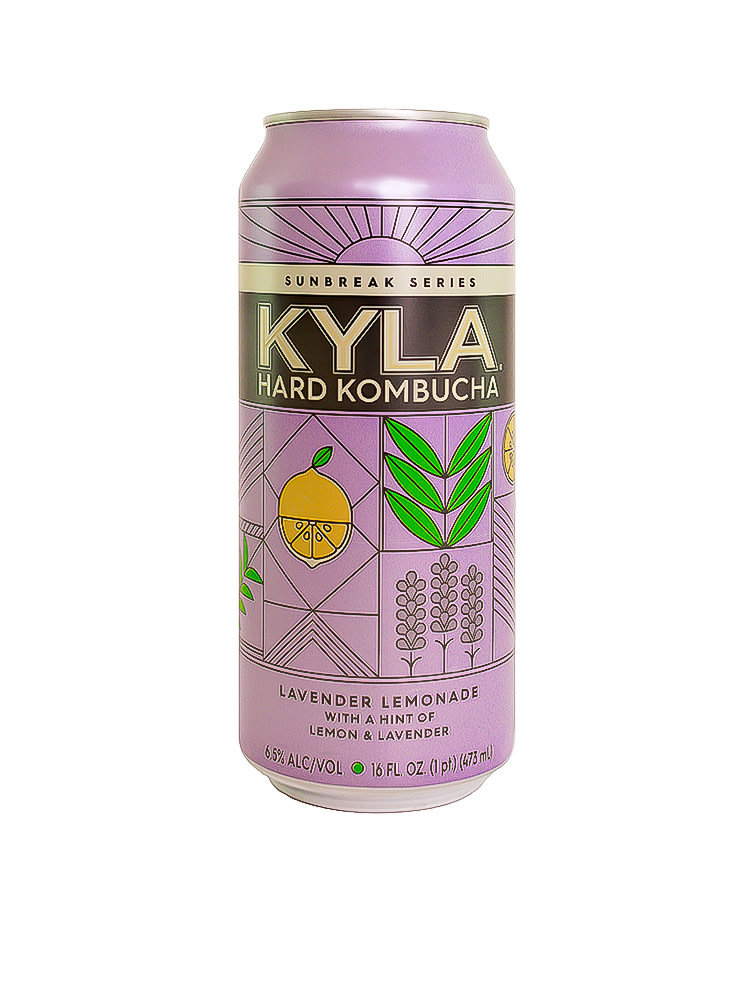 Kyla Hard Kombucha "Lavender Lemonade" Sunbreak Series 16oz can - Hood River, OR