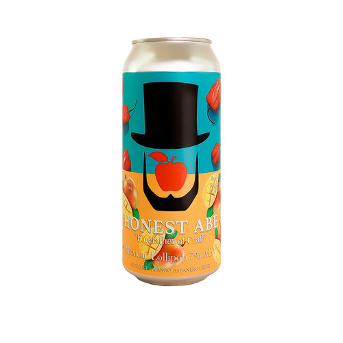 Honest Abe "Mexican Lollipop" Mango Habanero Cider 16oz Can - Los Angeles, CA Honest Abe "Mexican Lollipop" Mango Habanero Cider 16oz Can - Los Angeles, CA