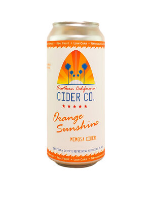 Southern California Cider "Orange Sunshine" Mimosa Cider 16oz Can - Los Angeles, CA