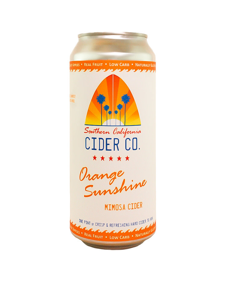 Southern California Cider "Orange Sunshine" Mimosa Cider 16oz Can - Los Angeles, CA